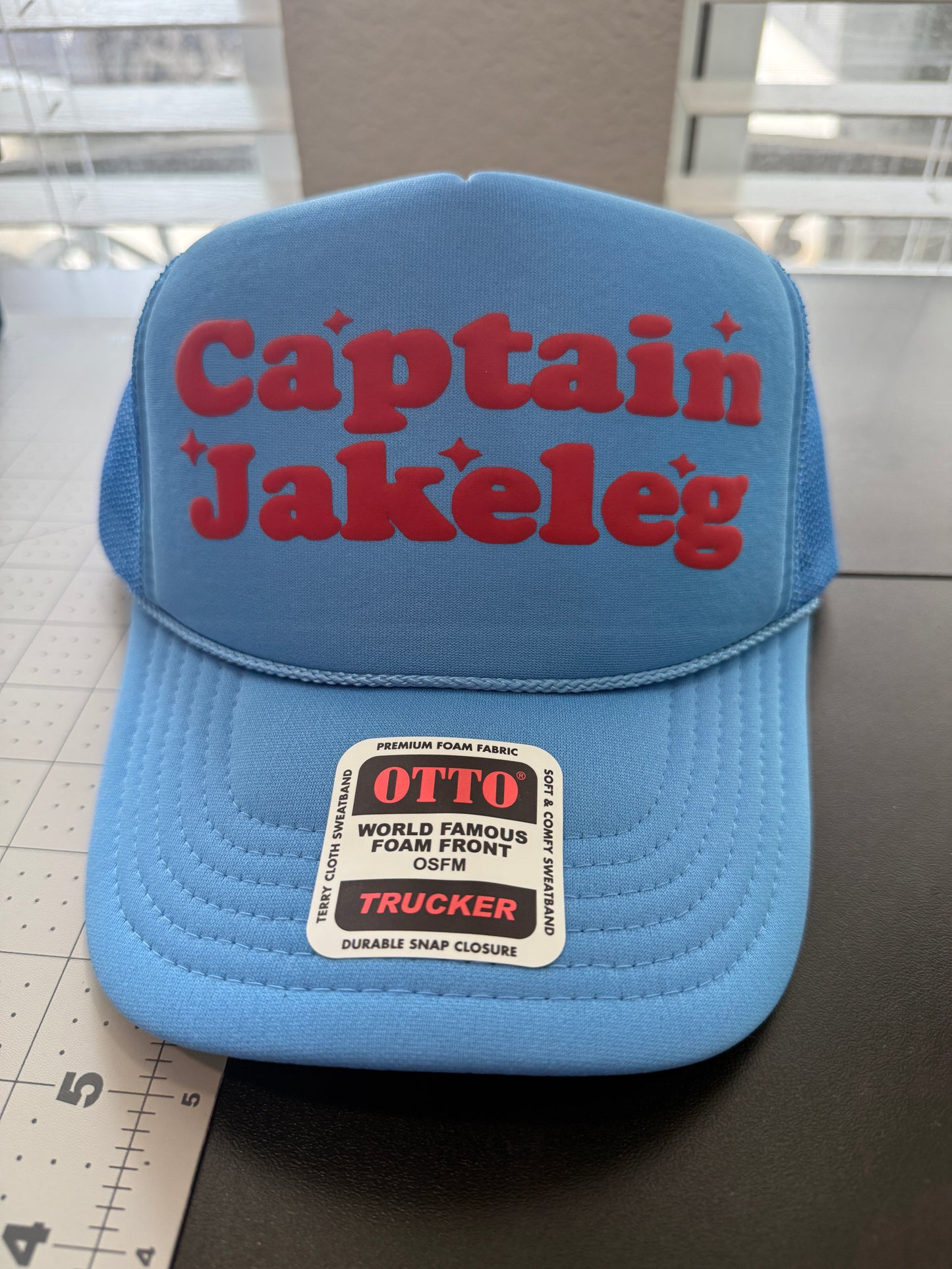 Custom 3D Puff Embossed Trucker Hat