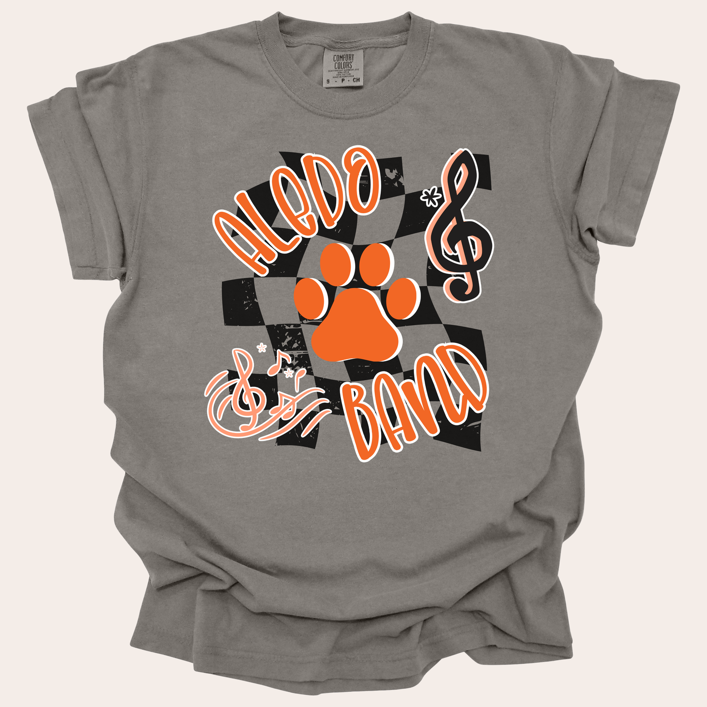 Aledo Band Musical Notes Tee
