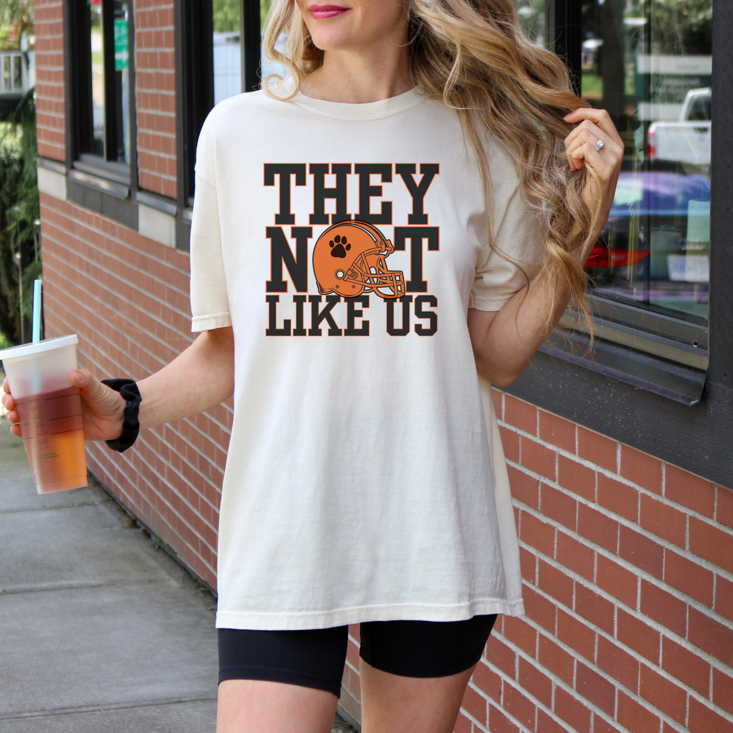 They Not Like Us Football Tee - Customizable Colors & Mascot
