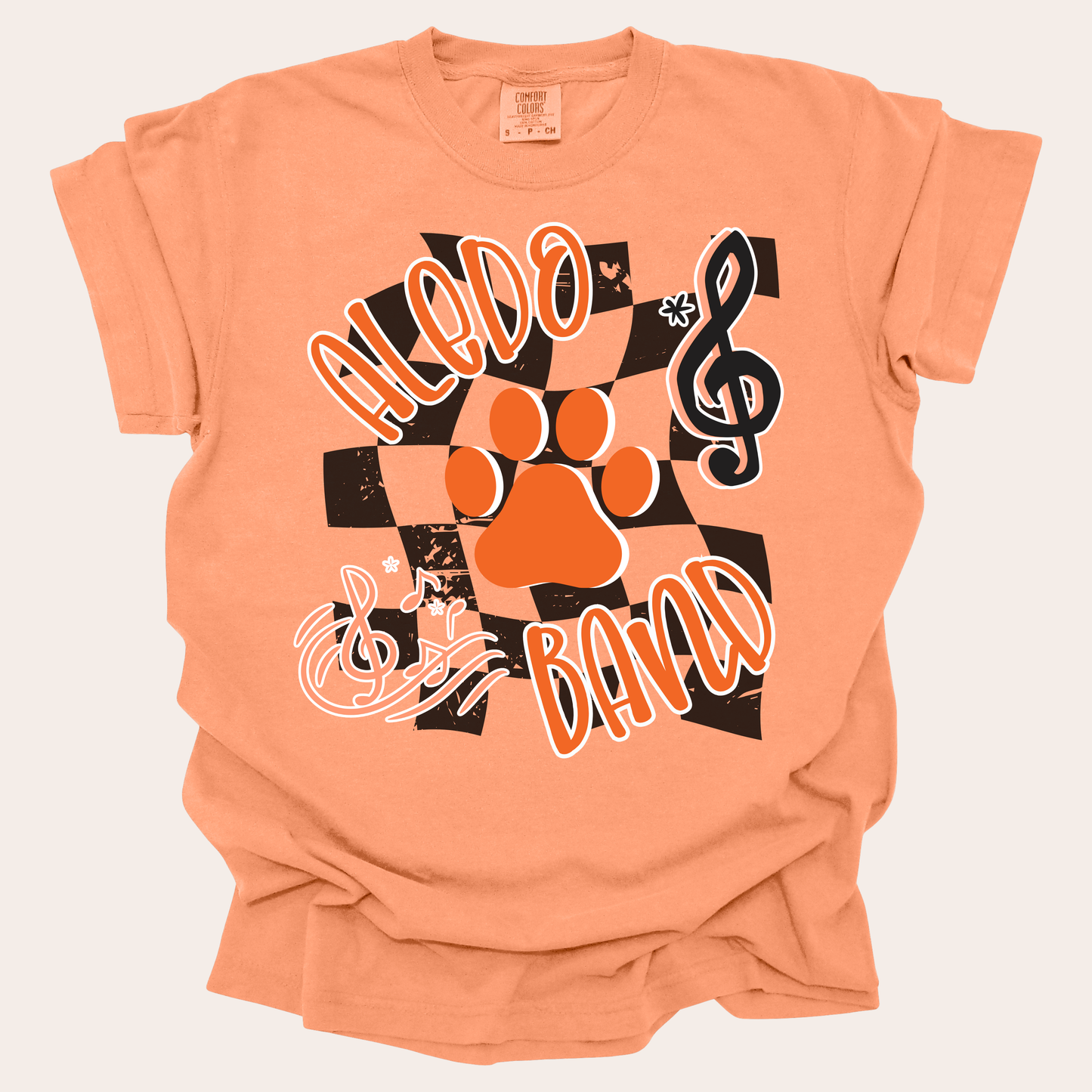 Aledo Band Musical Notes Tee