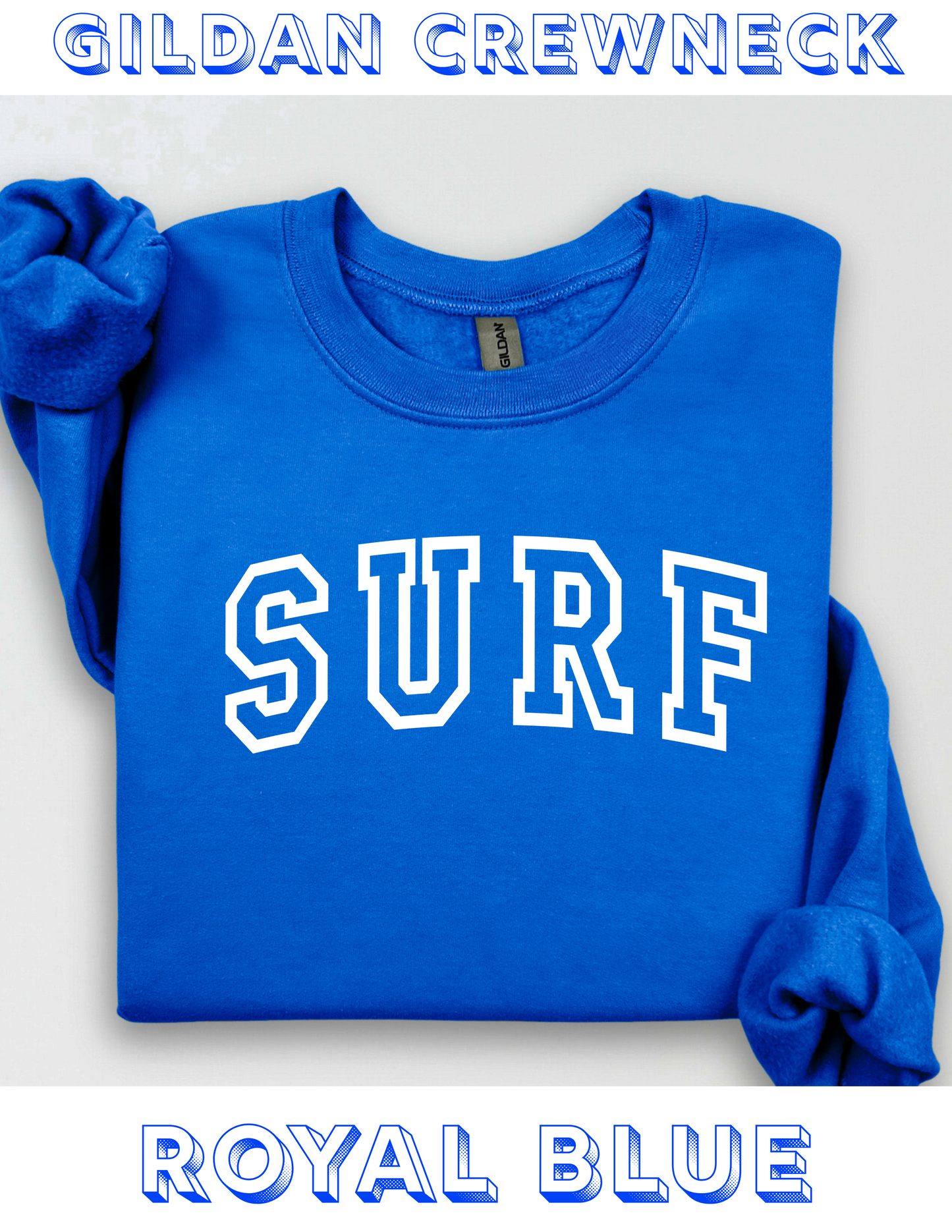 Bold Surf Puff Spirit Wear - Tee, Crew, or Hoodie