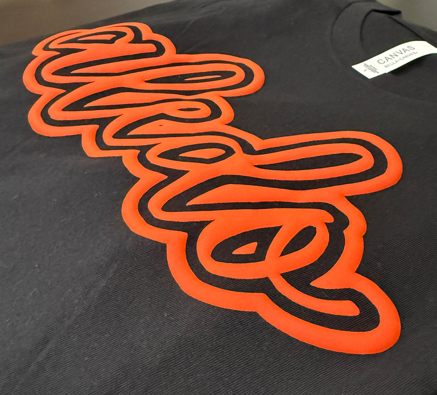Aledo Script Pop Puff Tee