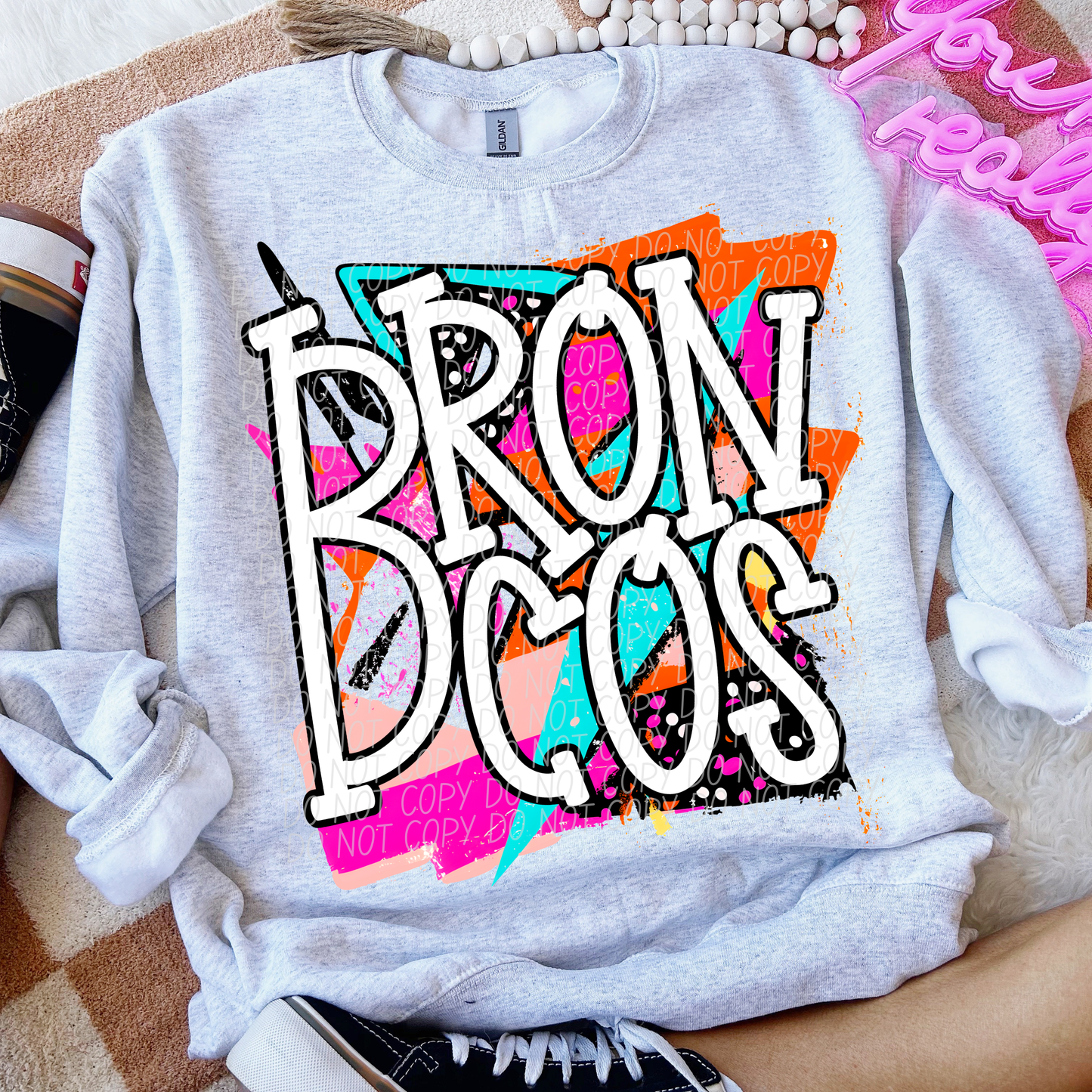 90's Bright Retro Mascot Shirts