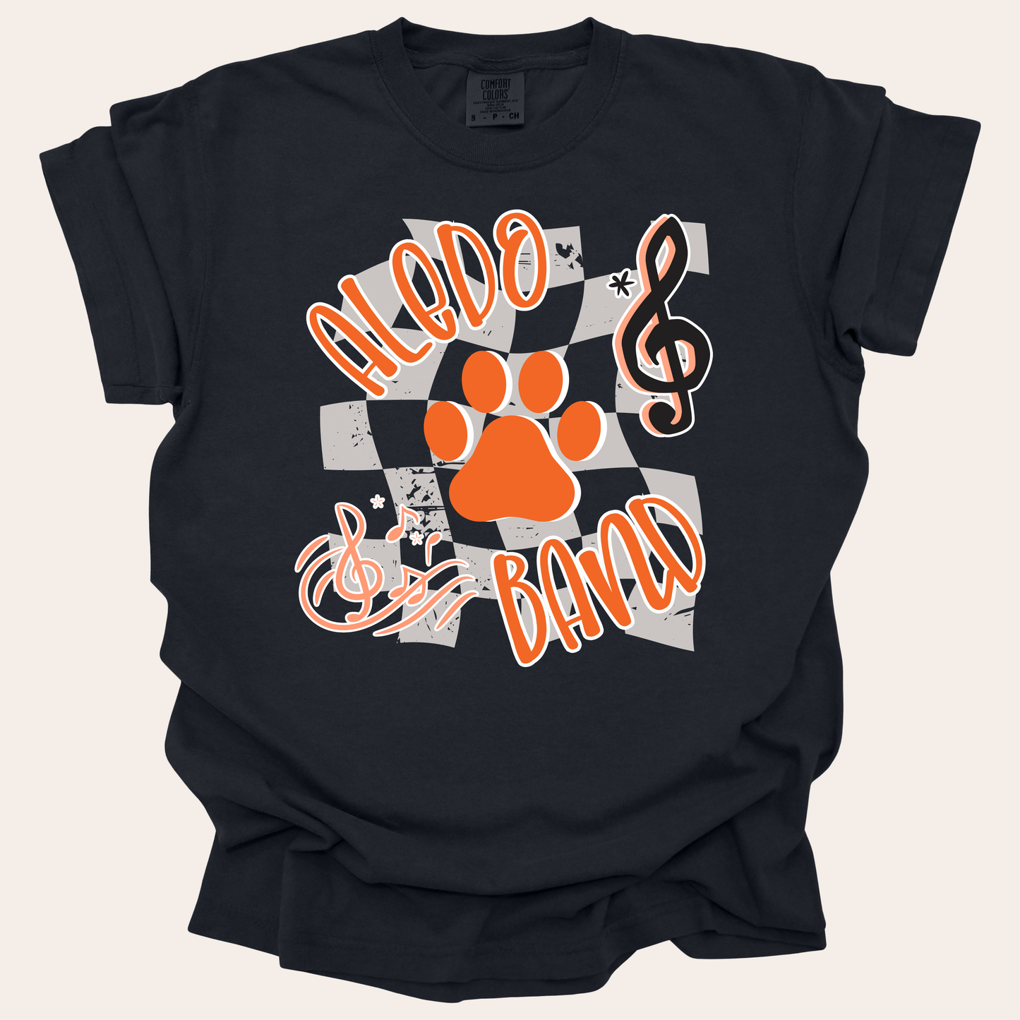Aledo Band Musical Notes Tee