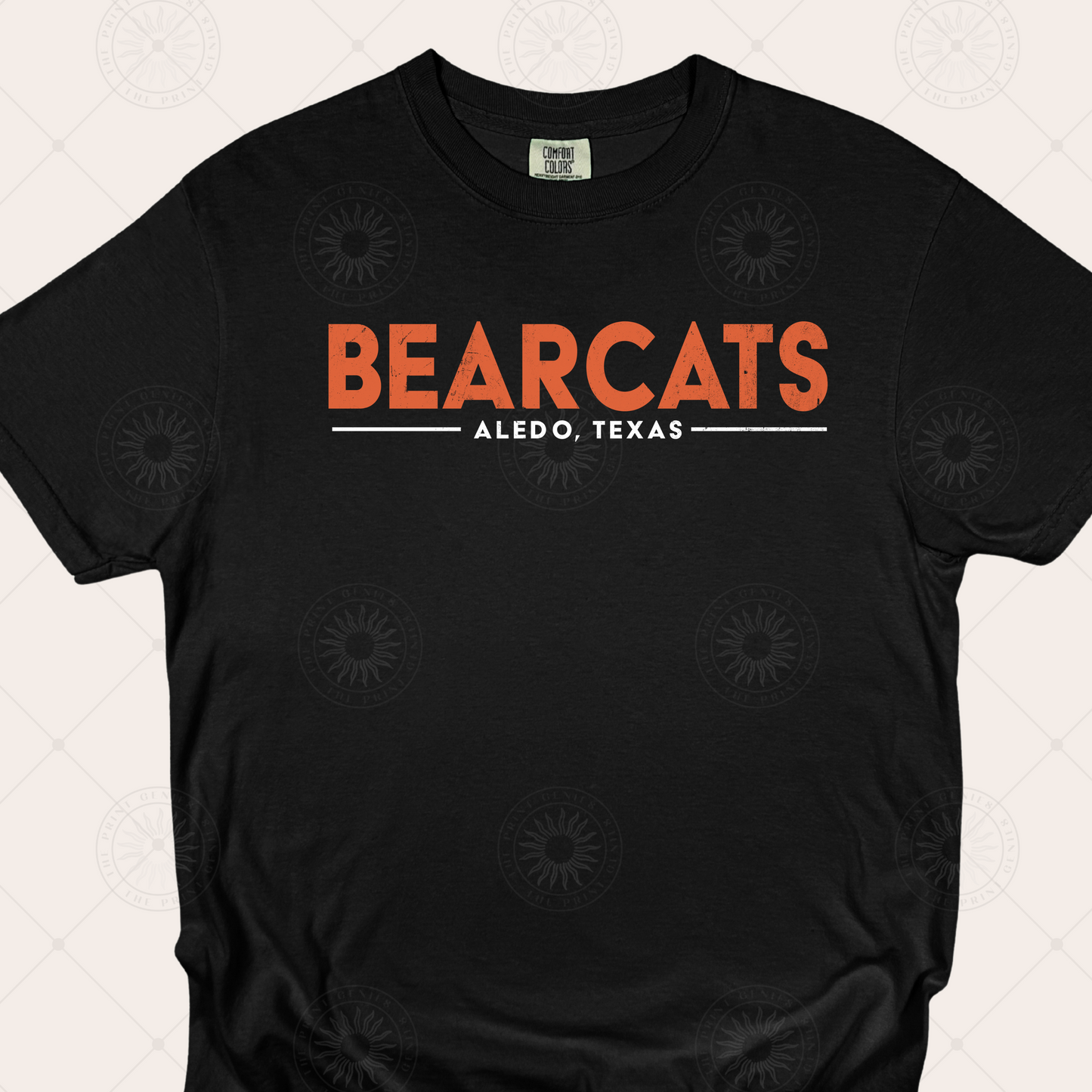 Bearcats Vintage Spirit Tee | Aledo TX Distressed Comfort Colors Shirt