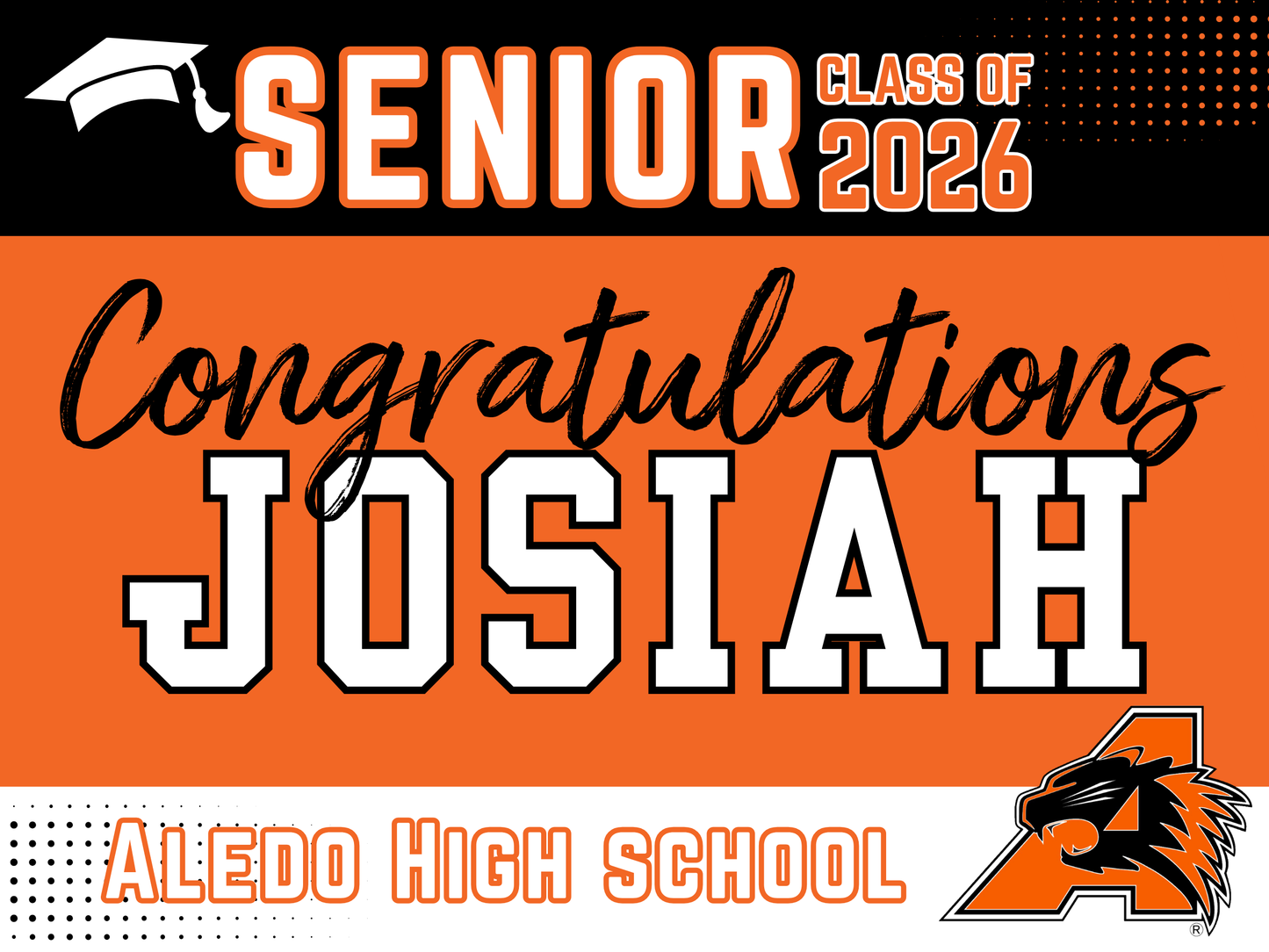 Senior Class of 2026 Yard Sign