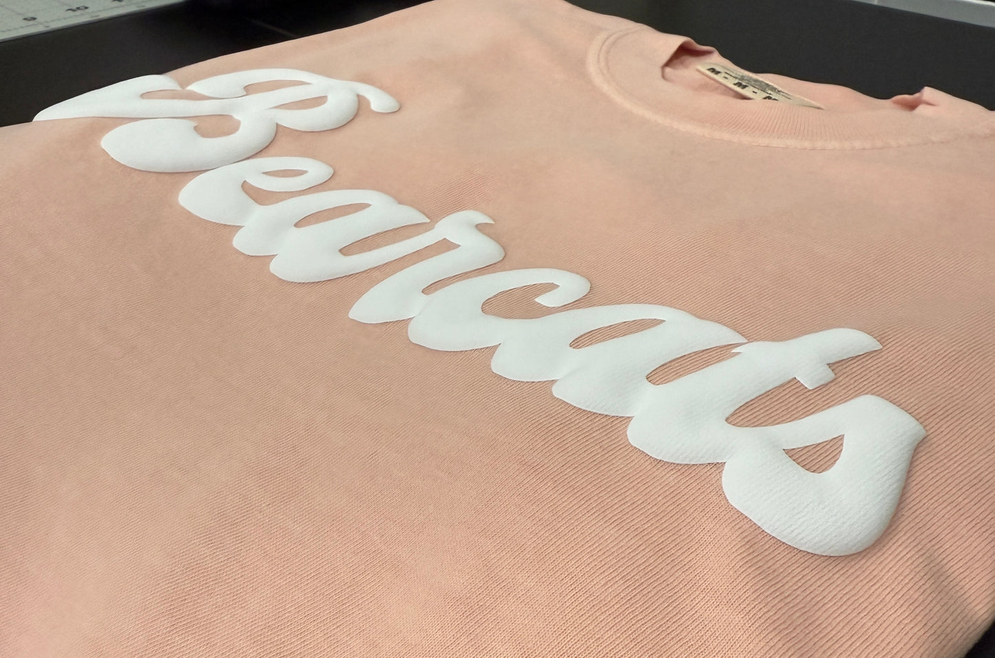 Bearcats Vintage Script Puff Tee