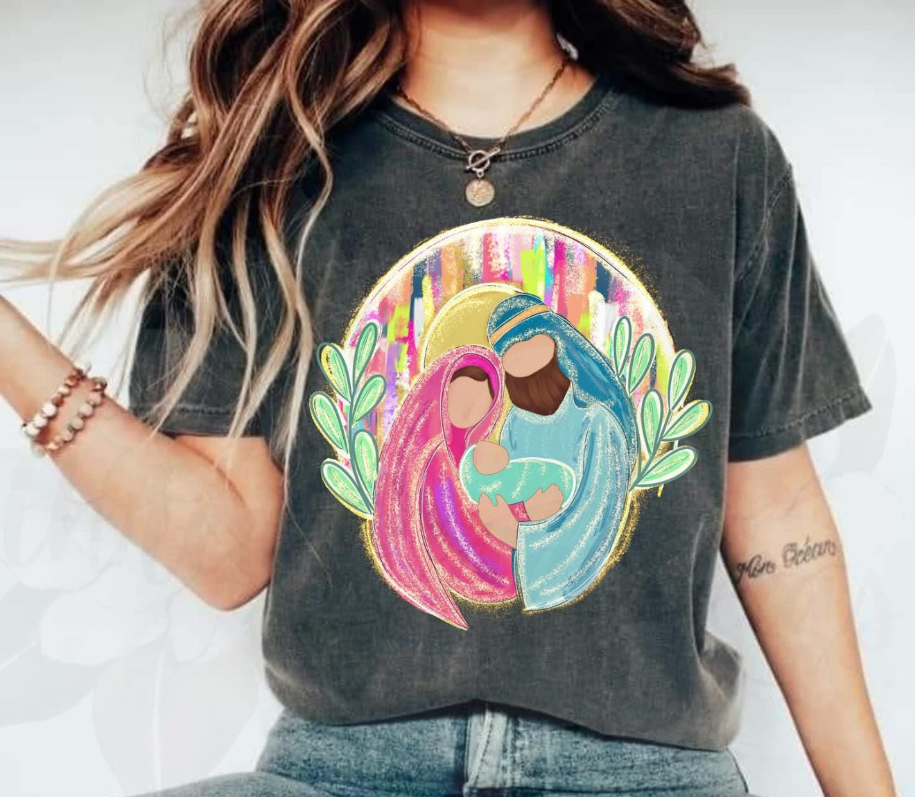 Heaven's Perfect Lamb Christmas Baby Jesus Shirt