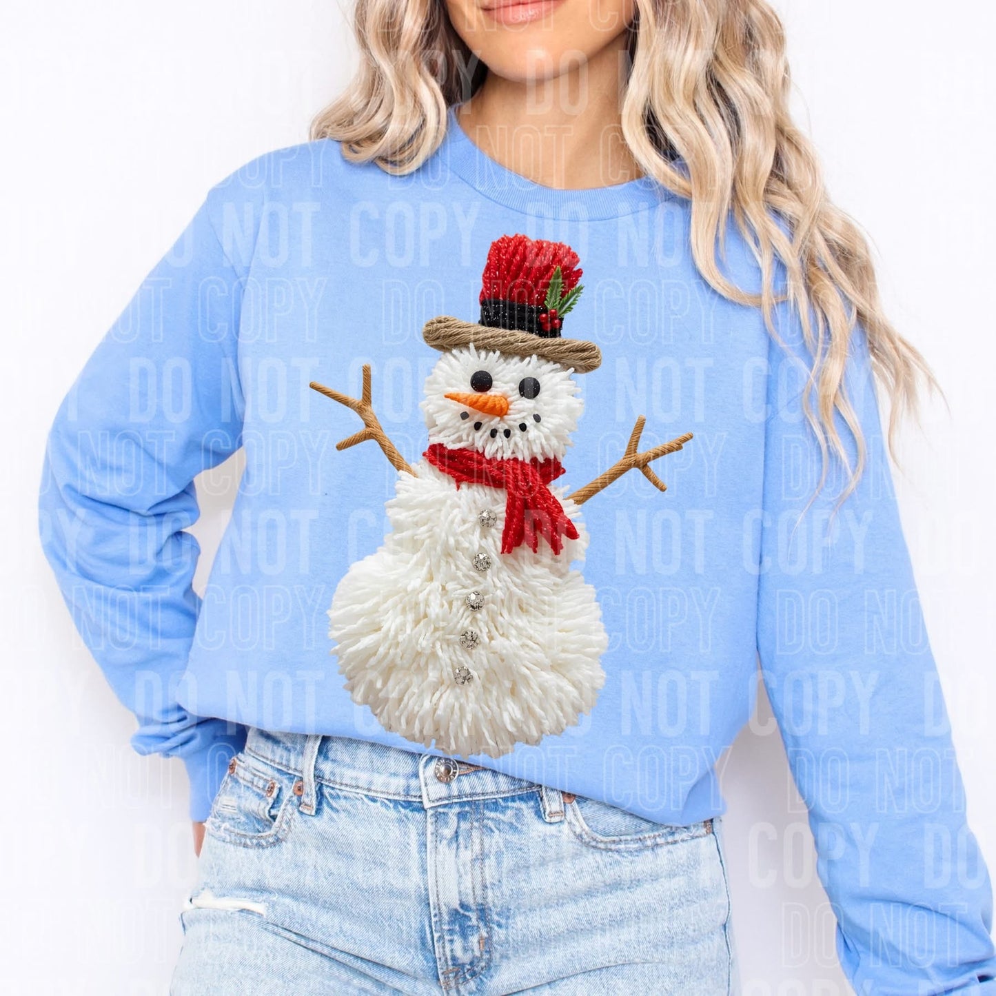 Frosty Faux Yarn Tee