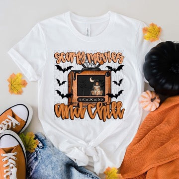 Scary Movies and Chill Tee