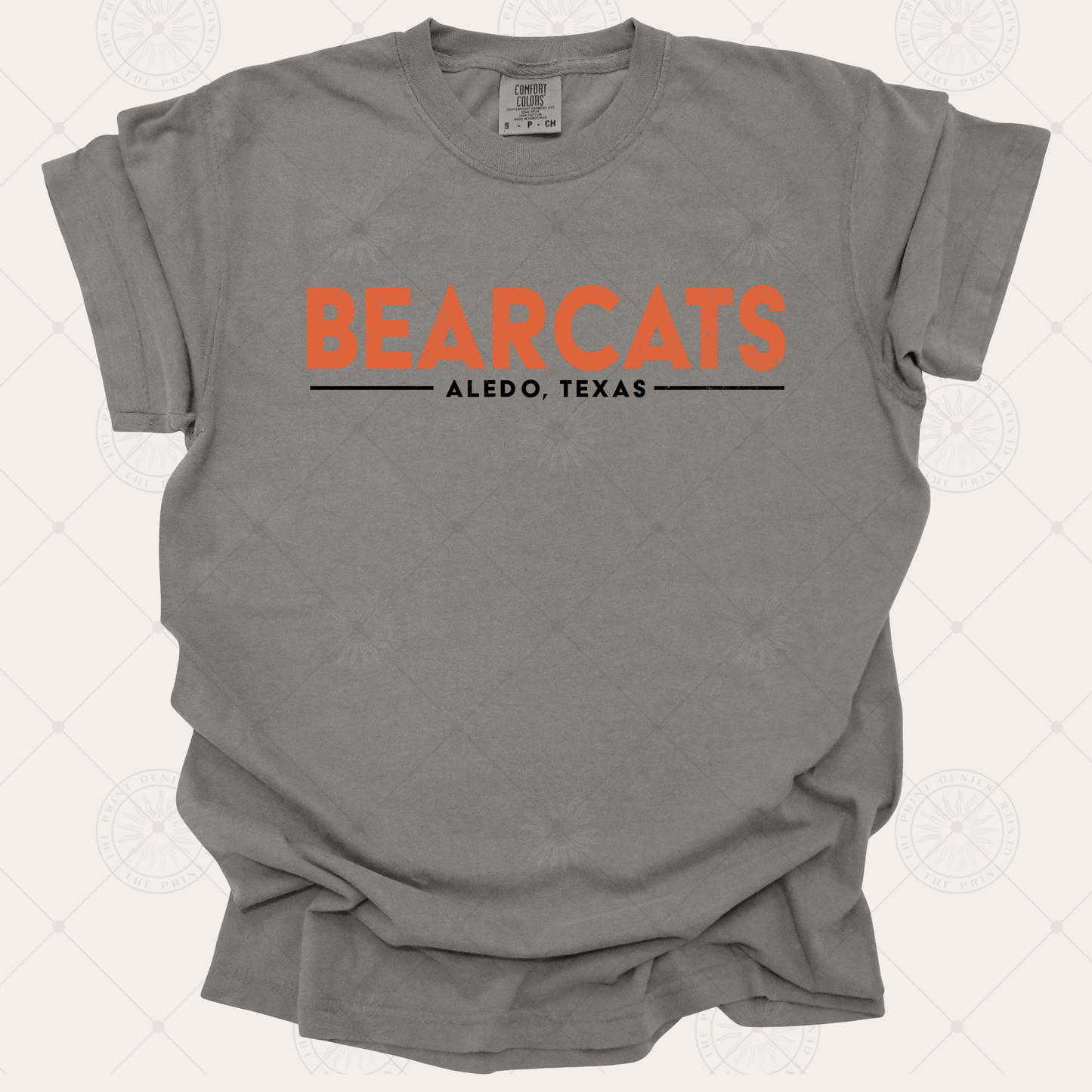 Bearcats Vintage Spirit Tee | Aledo TX Distressed Comfort Colors Shirt
