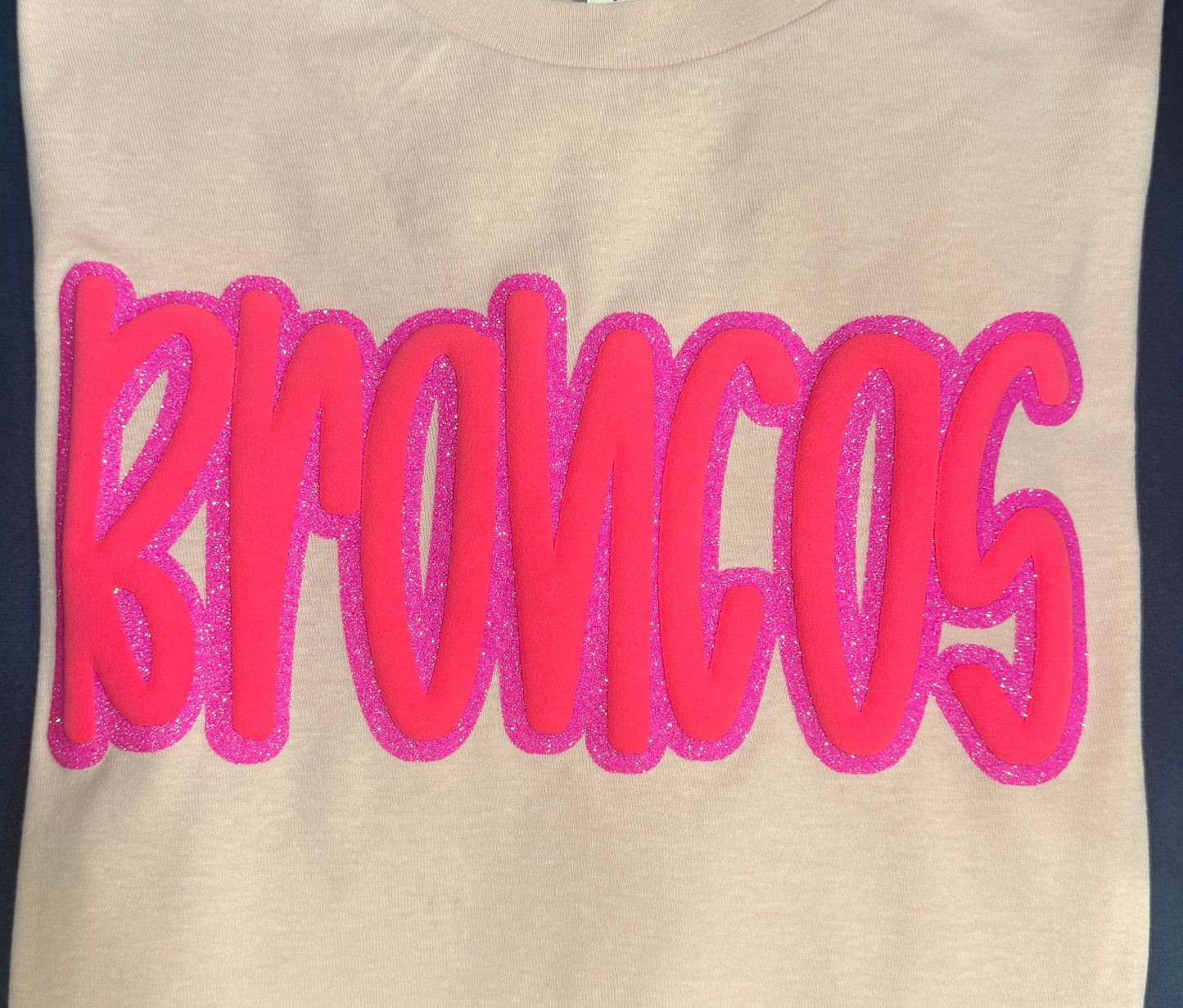PINK OUT Puff Vinyl + Glitter Tees
