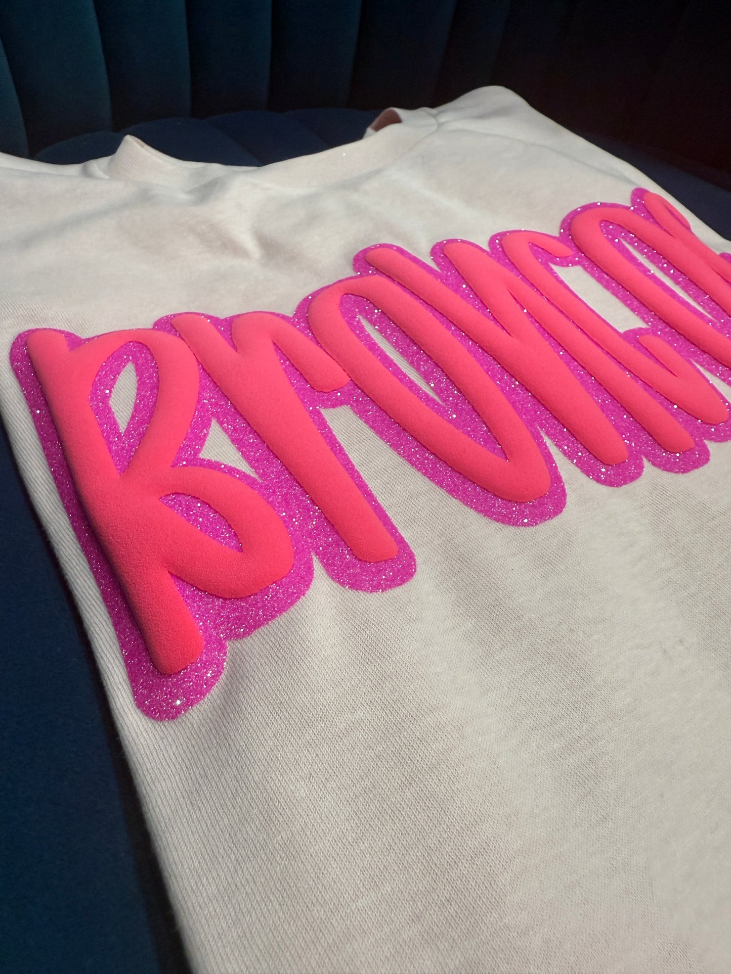PINK OUT Puff Vinyl + Glitter Tees
