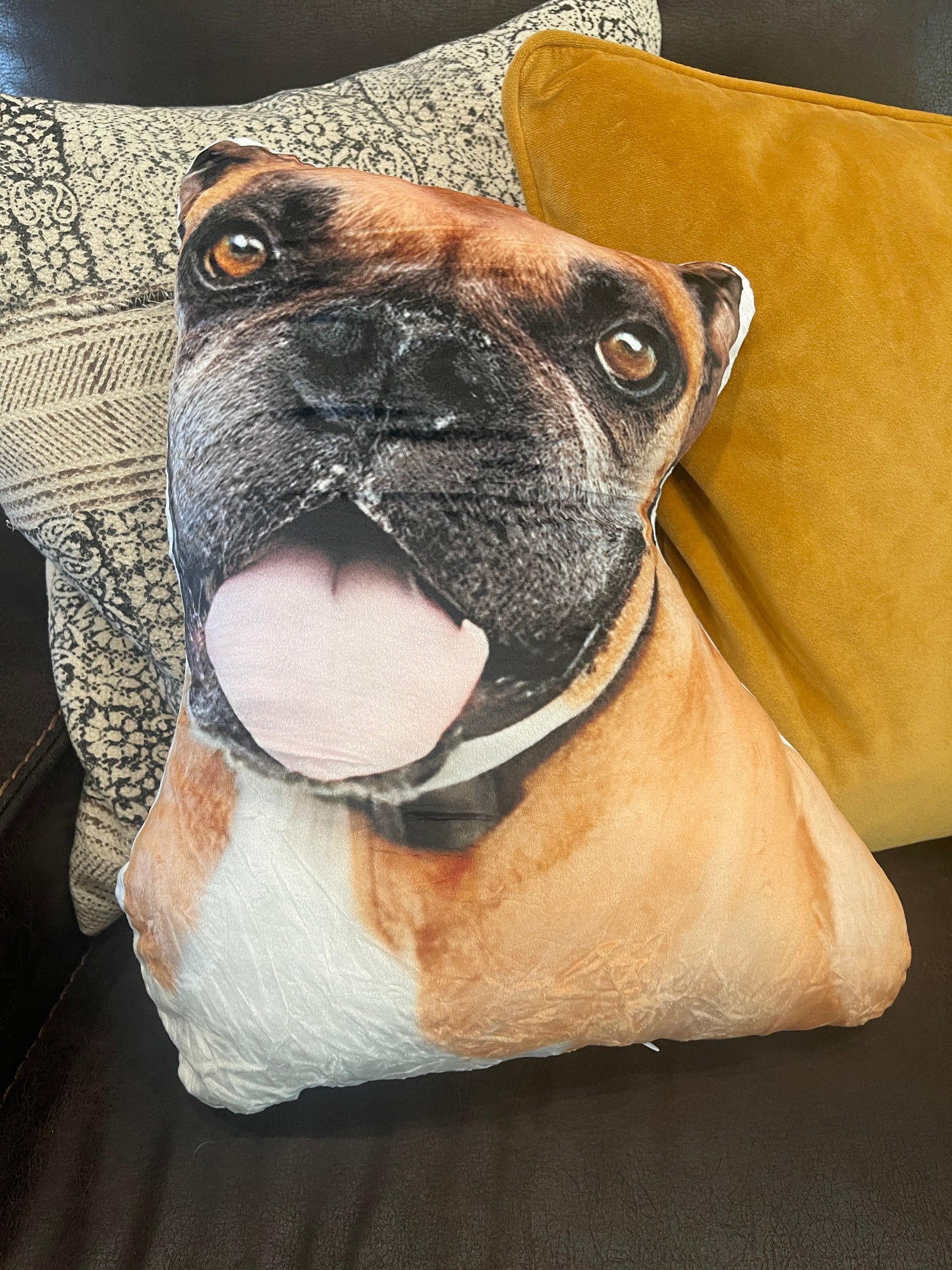Custom Pet Dog Cat Photo Shaped Pillow