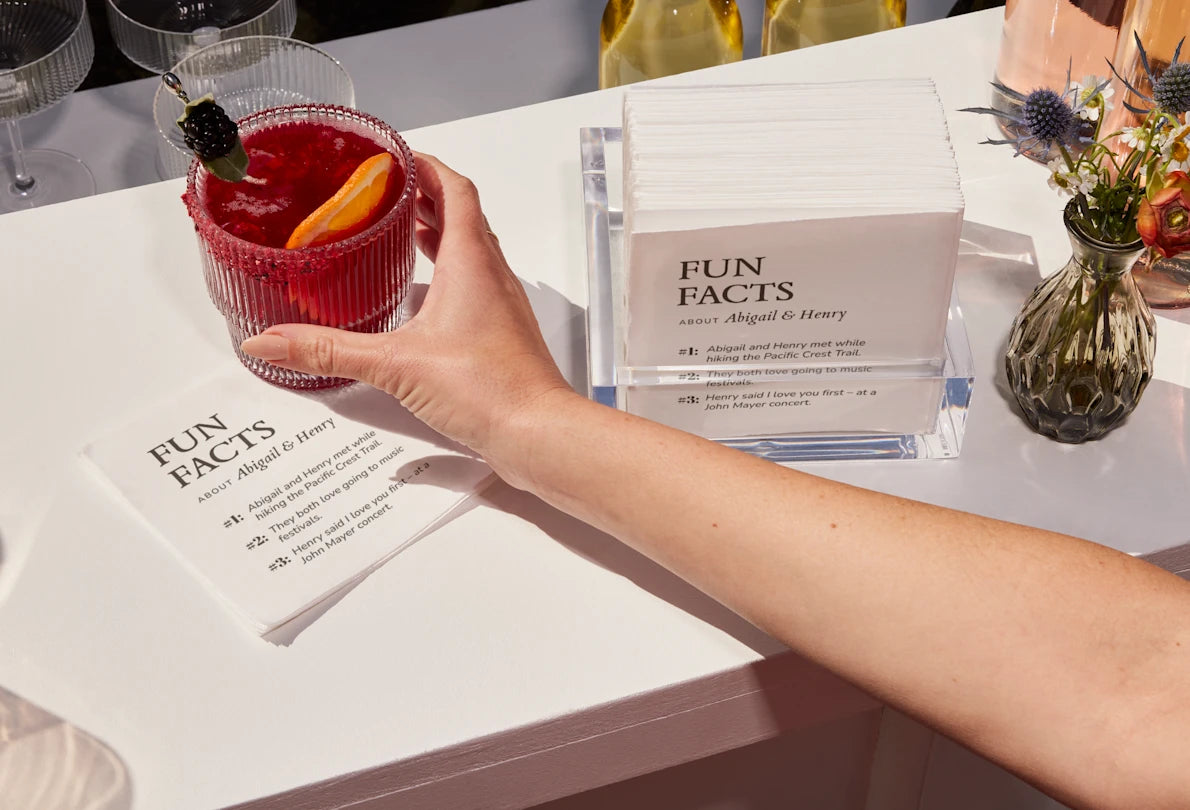 Custom Designed Full Color Printed Napkins