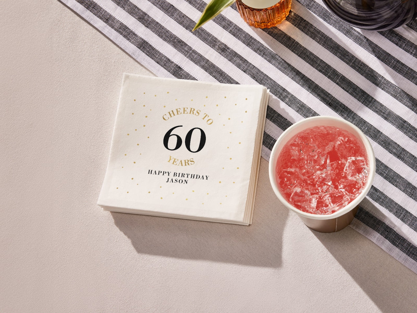 Custom Designed Full Color Printed Napkins