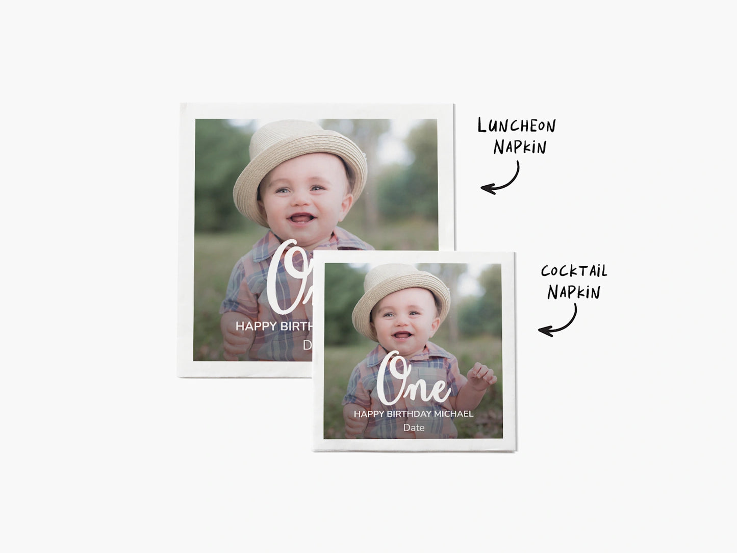 Custom Designed Full Color Printed Napkins