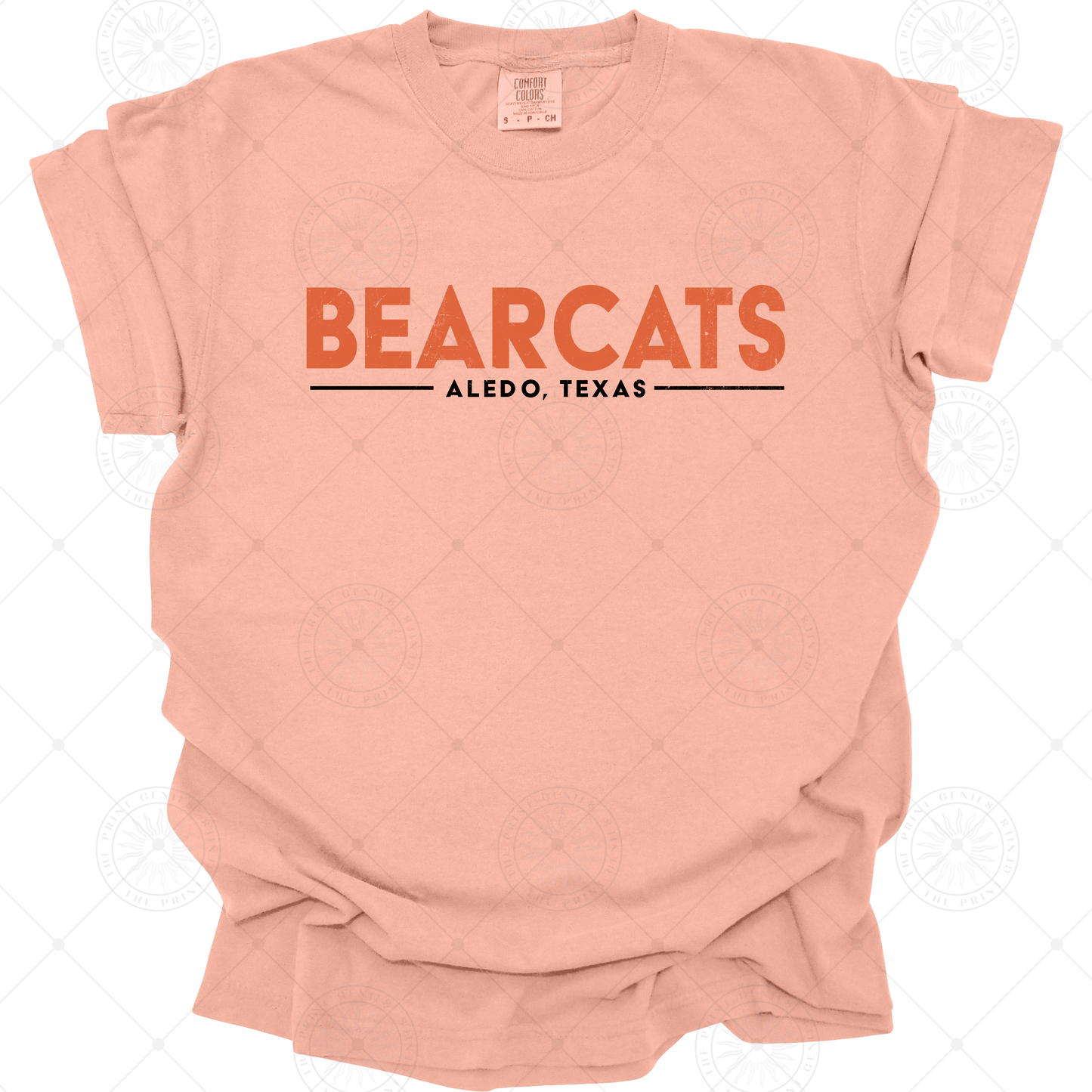 Bearcats Vintage Spirit Tee | Aledo TX Distressed Comfort Colors Shirt