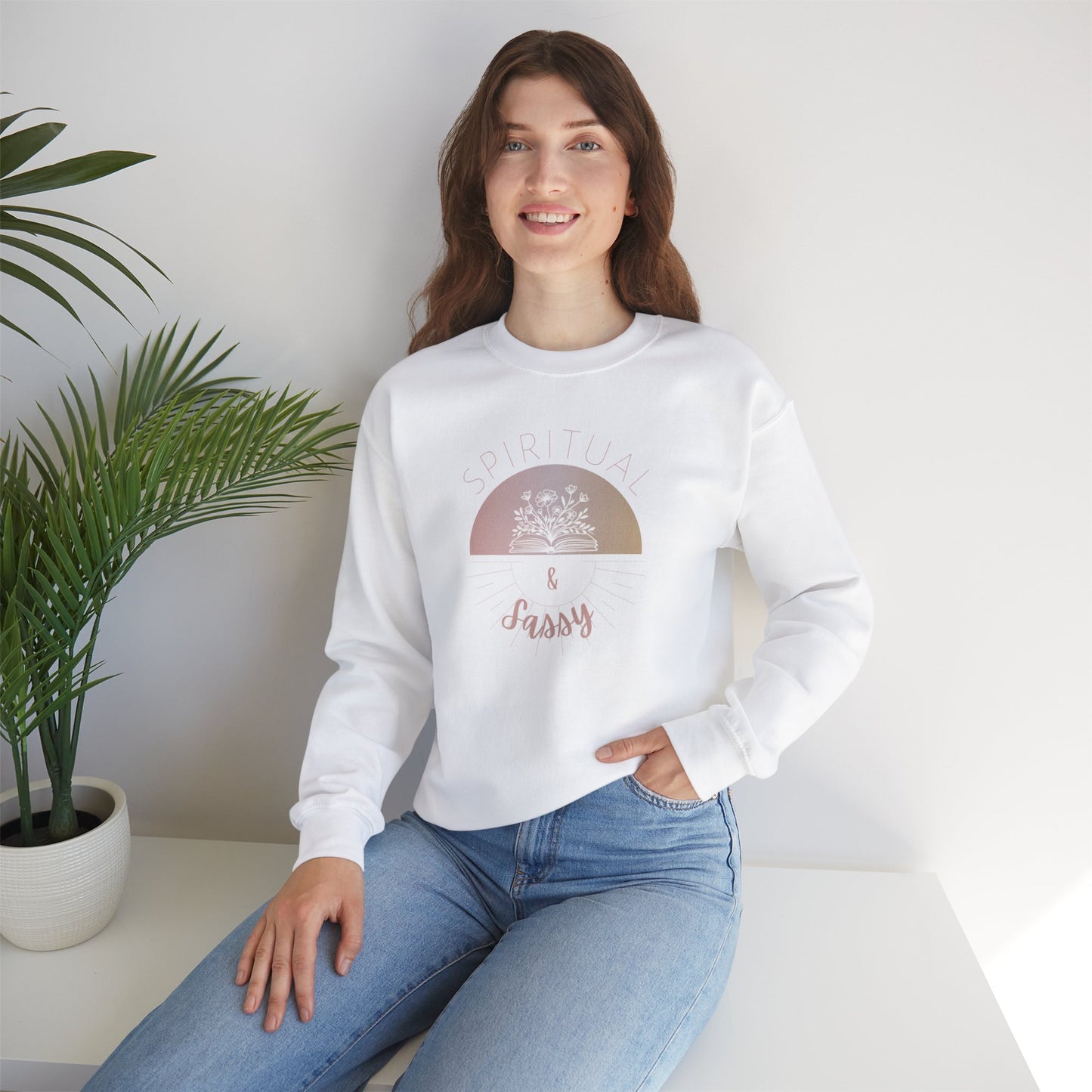 Spiritual & Sassy Crewneck Sweatshirt