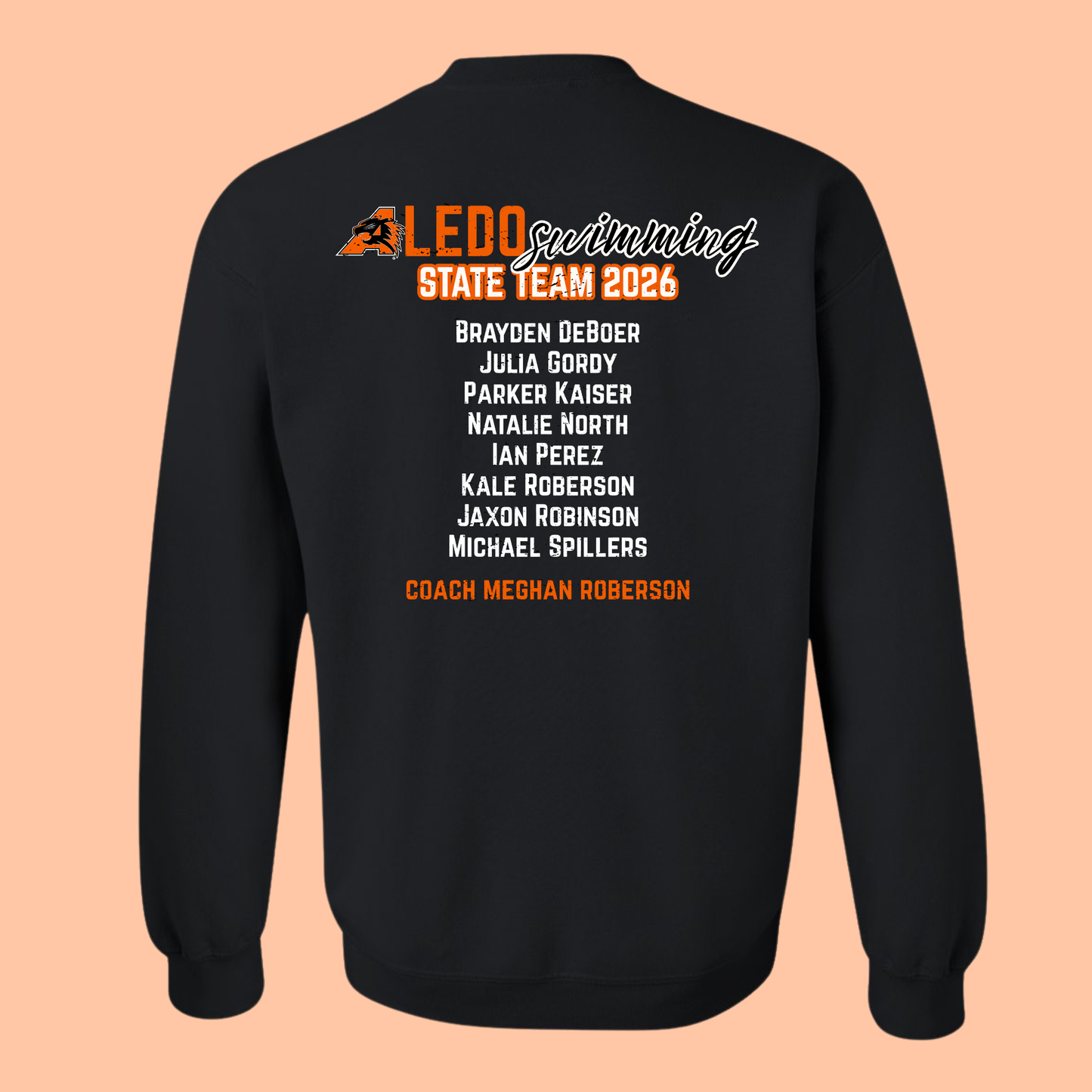 Aledo Swim State 2026 Crewneck Sweatshirt