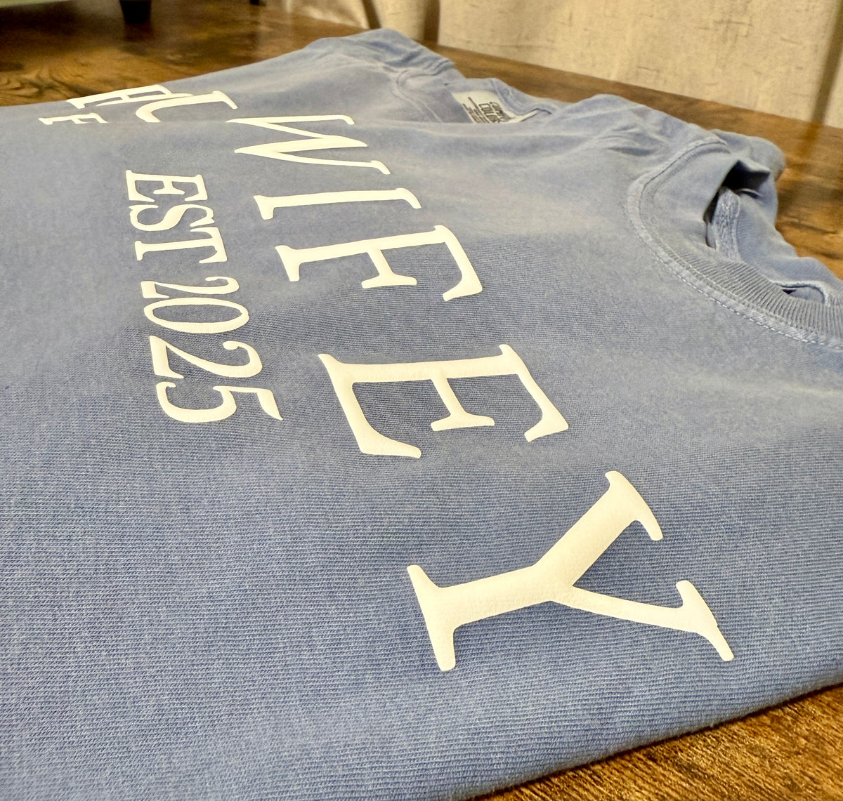 Matching Comfort Colors® Shirts – Custom Husband & Wife Established Date Tees