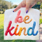 be kind faux yarn tee