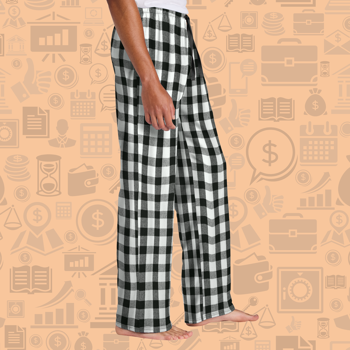 BPA District Flannel Buffalo Check Pant