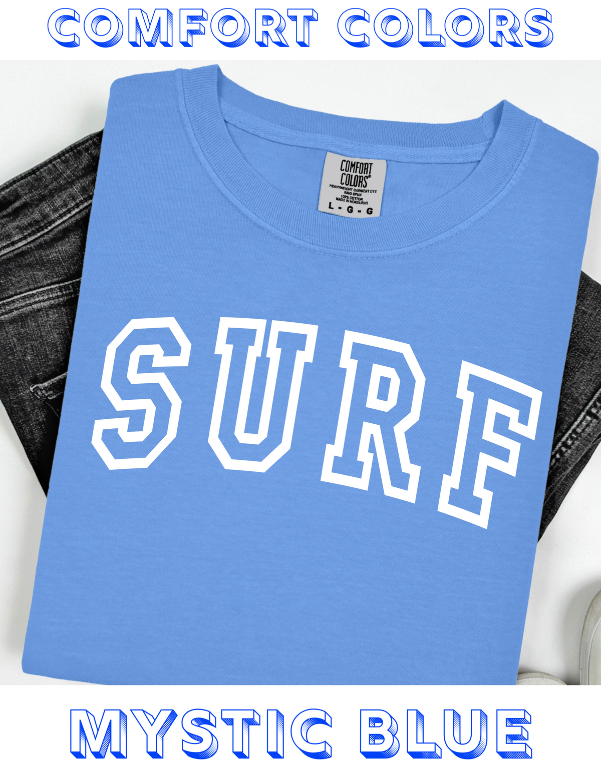 Bold Surf Puff Spirit Wear - Tee, Crew, or Hoodie