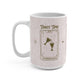 Tarot Time | Strength Justice Temperance Cards | 15 oz Mug