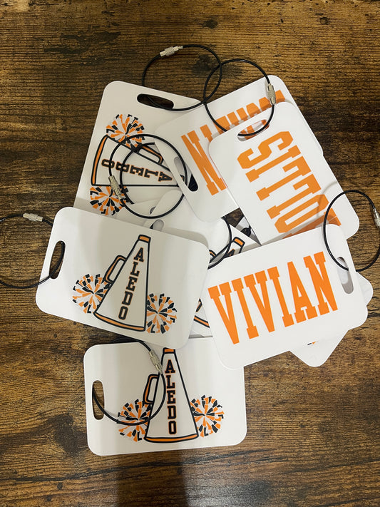 Personalized Double-Sided Metal Luggage Tag