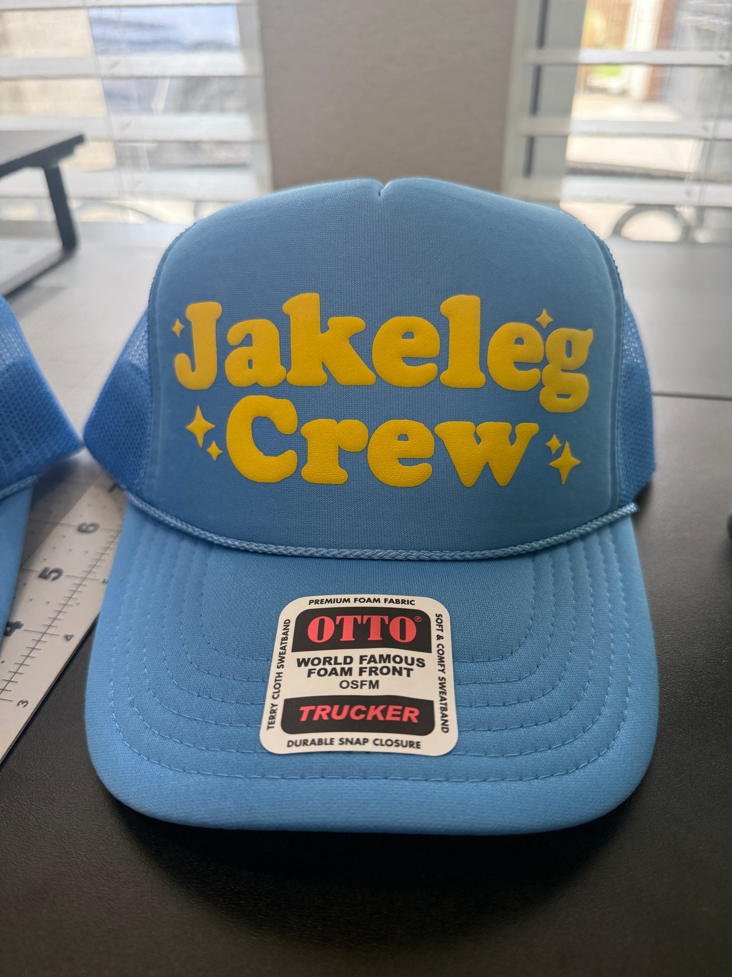 Custom 3D Puff Embossed Trucker Hat