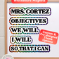 Personalized Whiteboard Magnets for Teachers