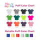 Customized 3d Puff Printed Shirts with Glitter – Personalized & Stylish