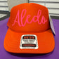 Custom 3D Puff Embossed Trucker Hat