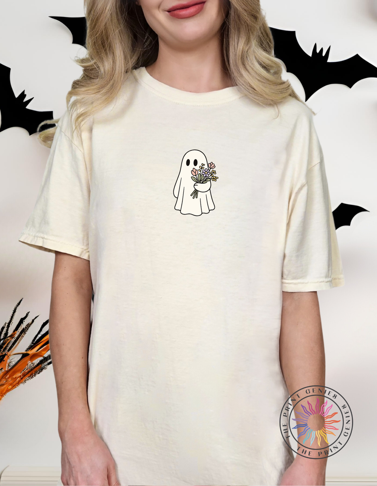 Bloomin' Boo Retro Ghost Tee