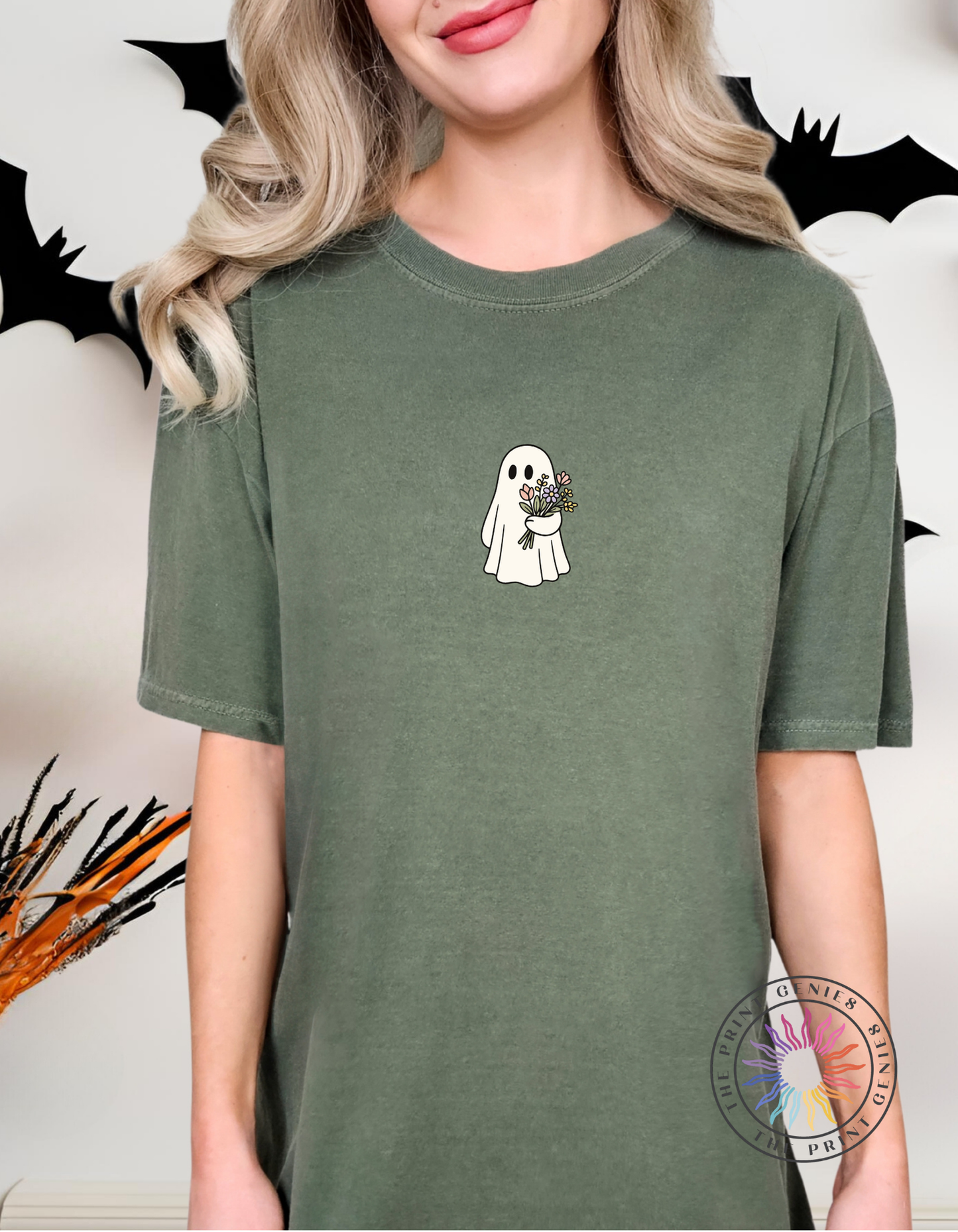 Bloomin' Boo Retro Ghost Tee