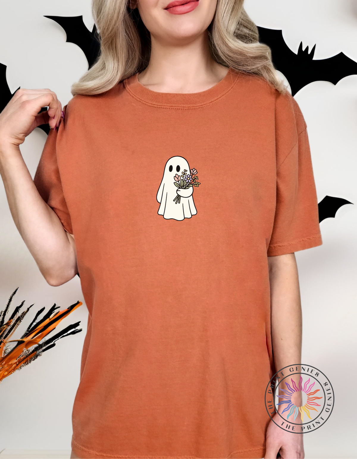 Bloomin' Boo Retro Ghost Tee