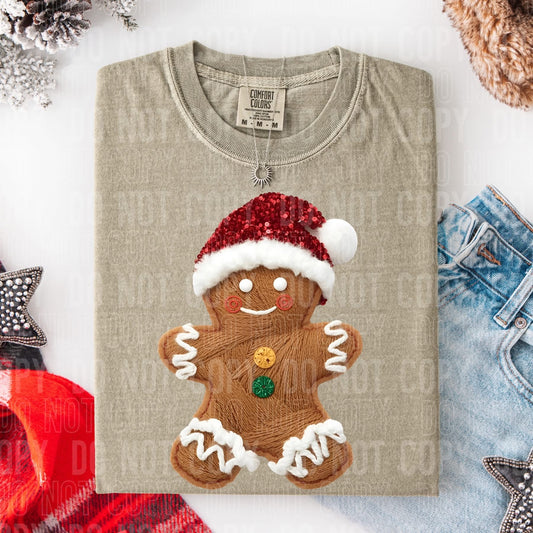 Gingerbread Faux Yard Tee