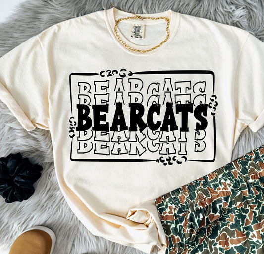 Stacked Mascot Tee | Custom School Spirit Shirt