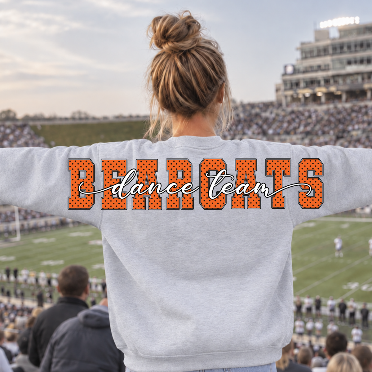 Oversized Polka Dot BDT Sweatshirt