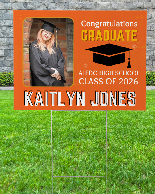 Congratulations Graduate! Senior Yard Sign