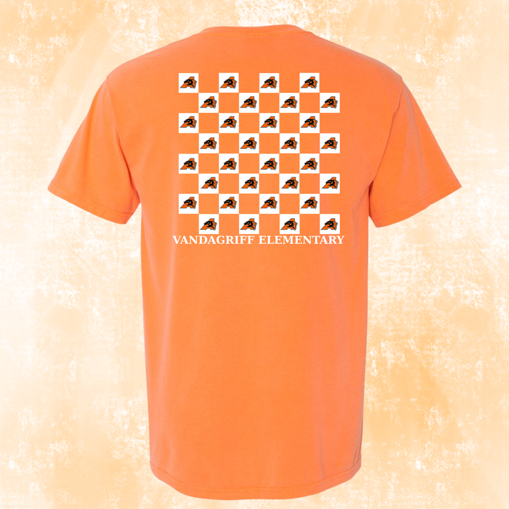 Aledo A Checker Vandagriff Elementary Comfort Colors Tee