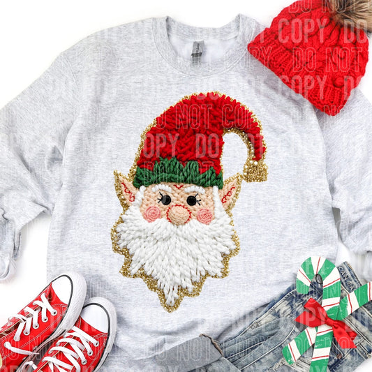 North Pole Elf Faux Yarn Tee