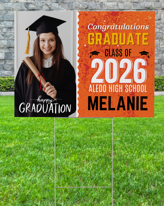 Happy Graduation! Senior Class Yard Sign