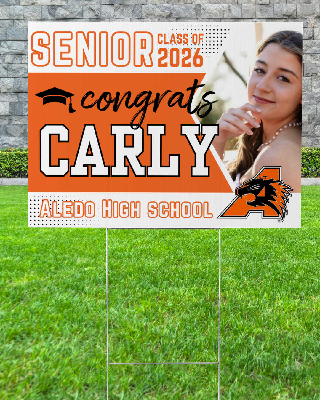 Congrats! Aledo Senior Yard Sign