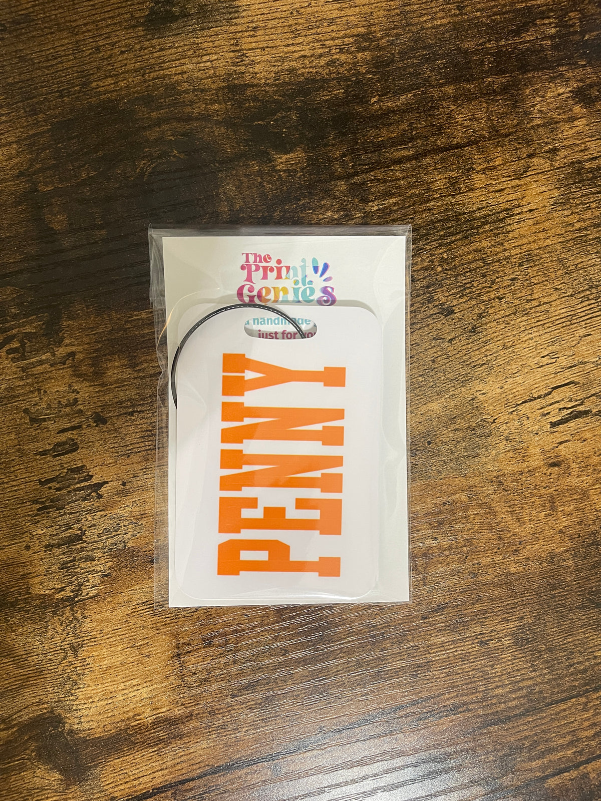 Personalized Double-Sided Metal Luggage Tag