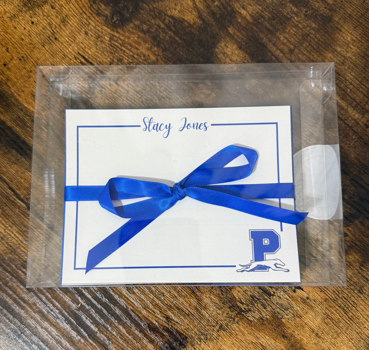 School/Company Branded Personalized Stationary Flat Cards with Envelopes
