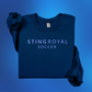 Navy Sting Royal Soccer Sweatshirt