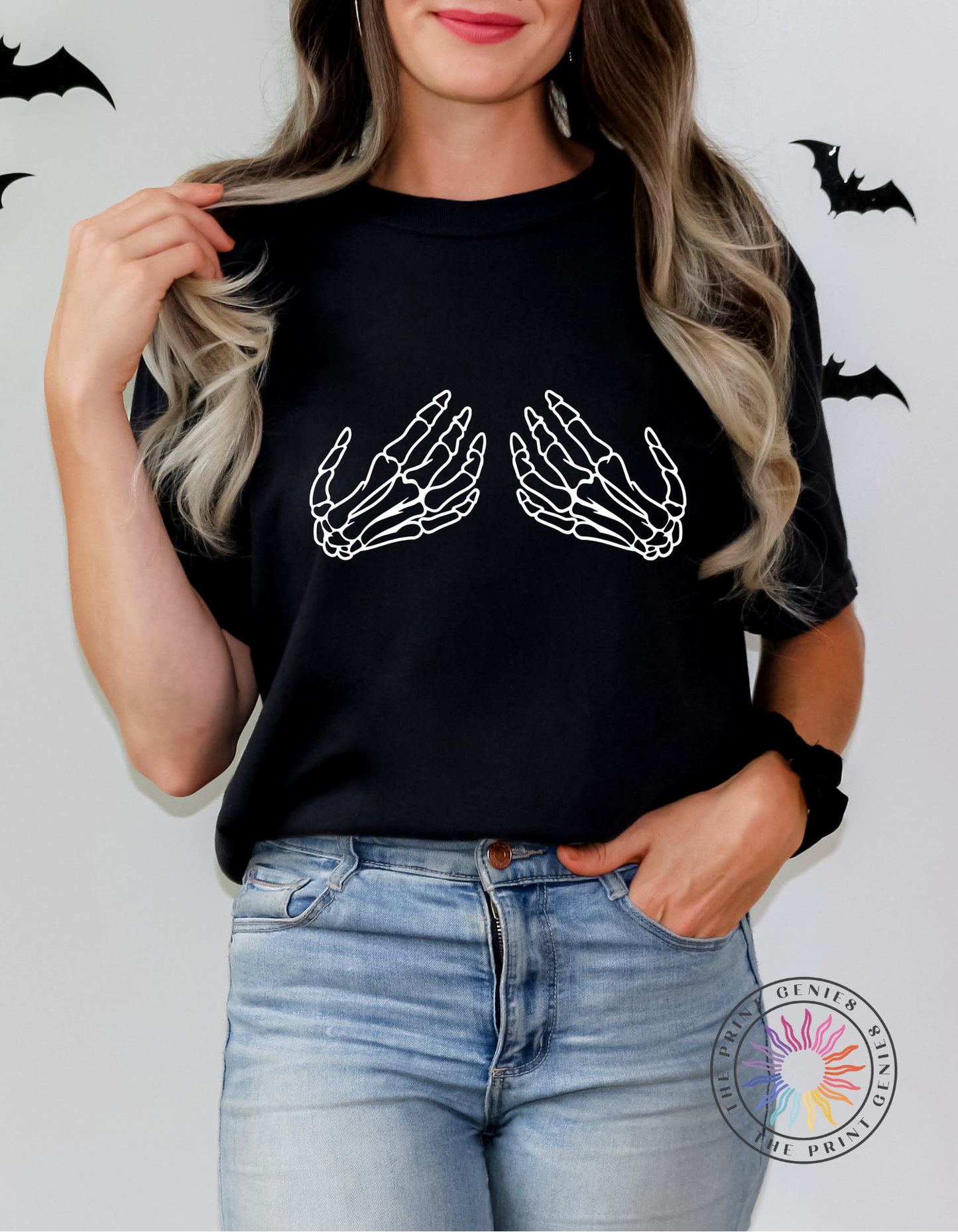 Skeleton Hands Tee