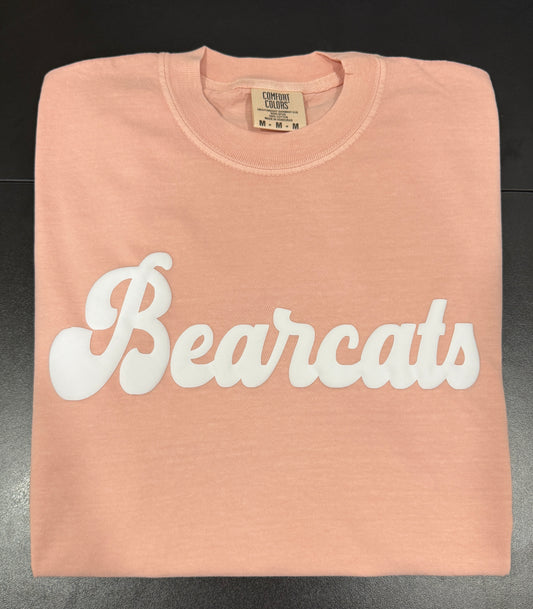 Bearcats Vintage Script Puff Tee